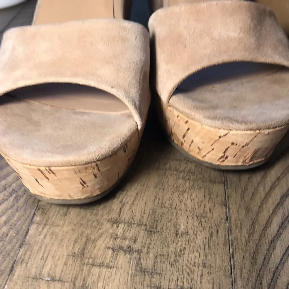 Steve Madden Cork Platform Tieups for summer and vacation Comfy & Sturdy In Box